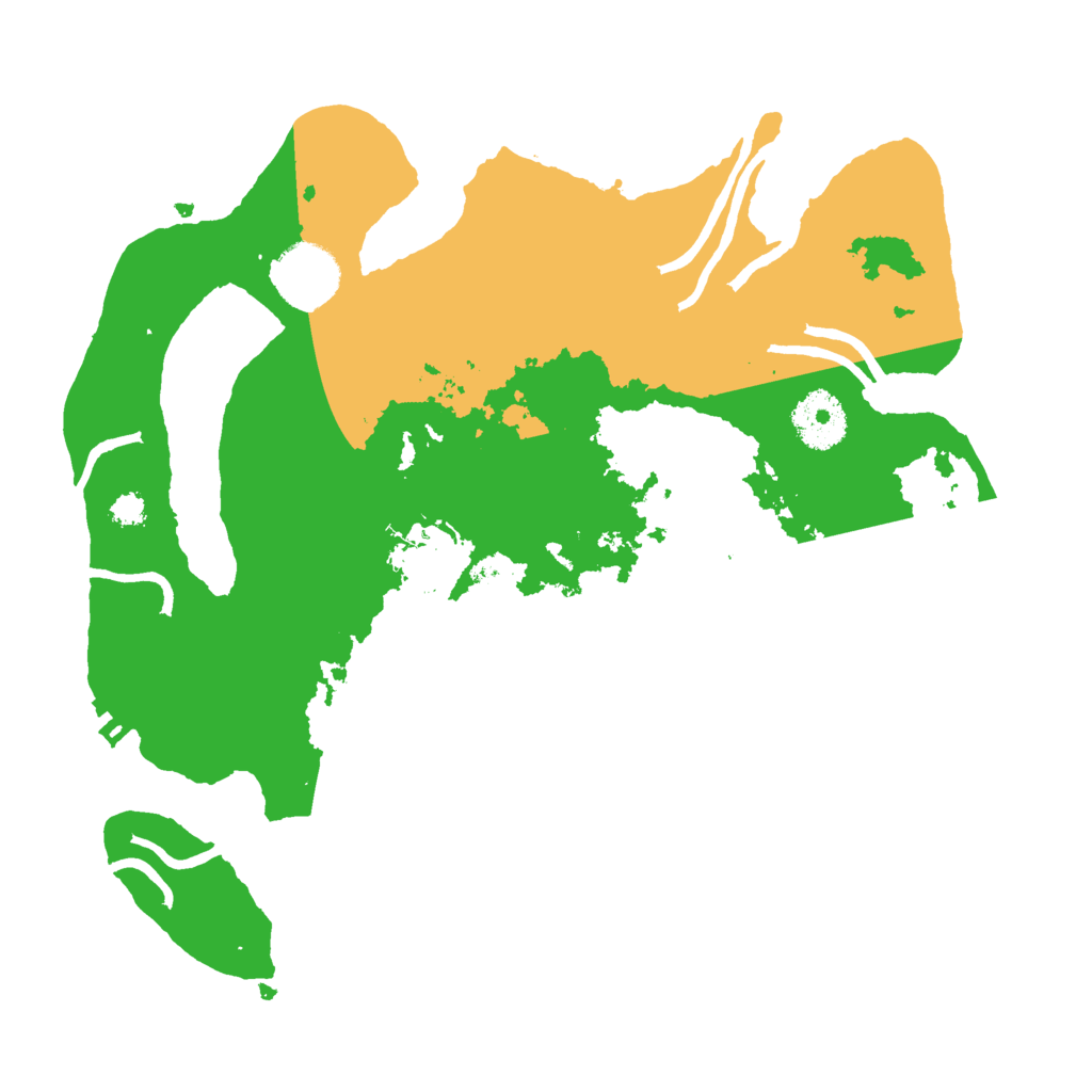 Biome Rust Map: Procedural Map, Size: 3000, Seed: 29125