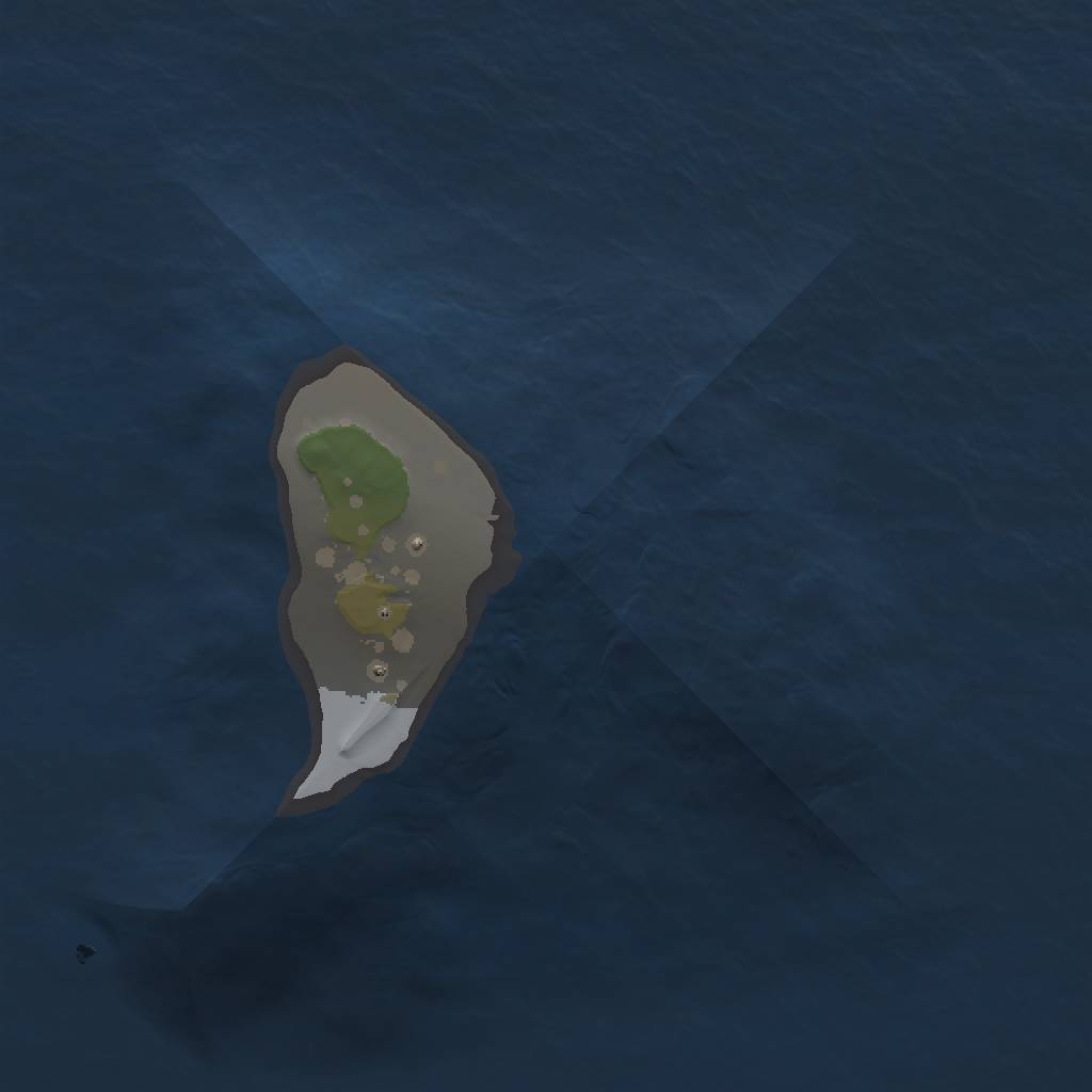 Rust Map: Procedural Map, Size: 1000, Seed: 7652568, 3 Monuments