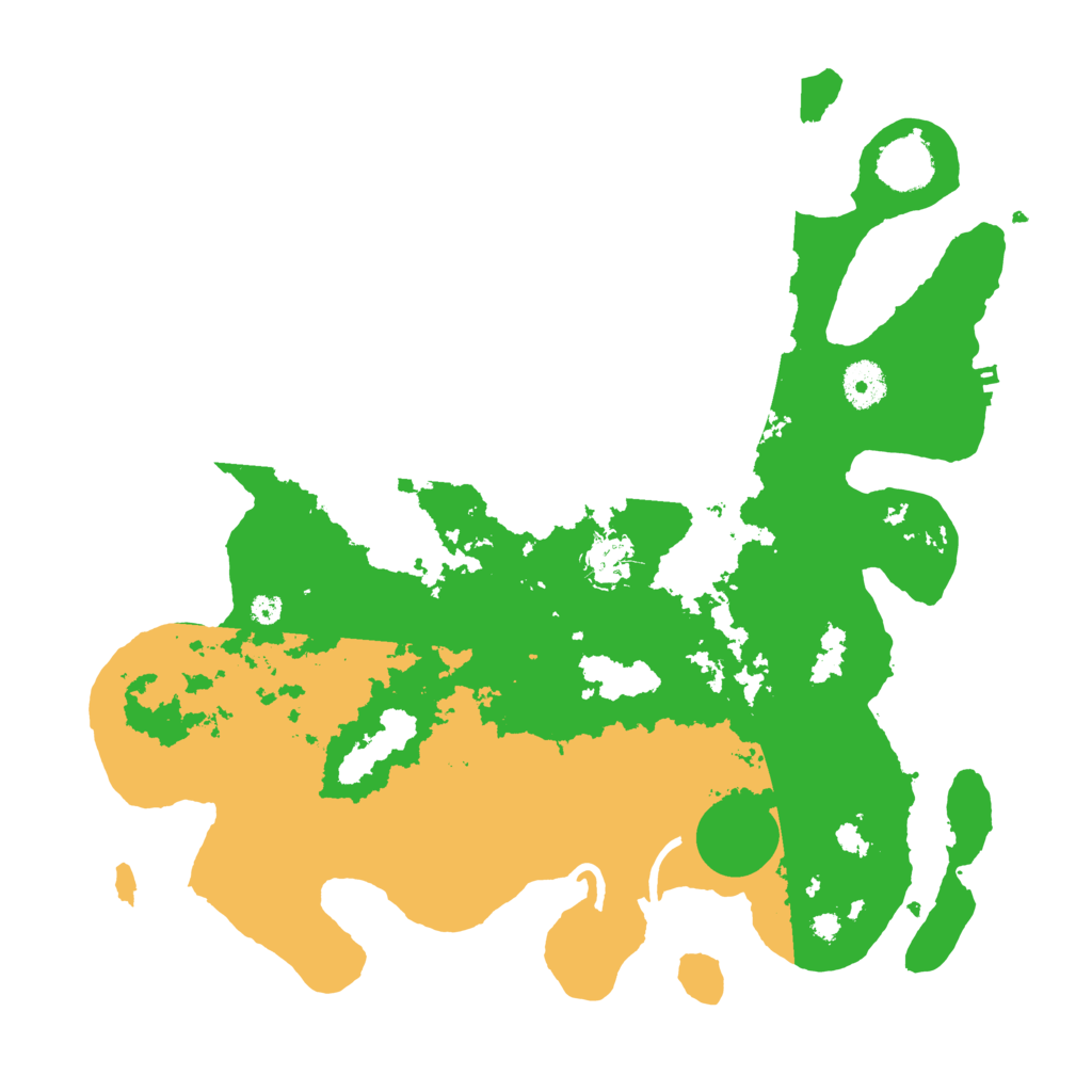 Biome Rust Map: Procedural Map, Size: 3666, Seed: 1234