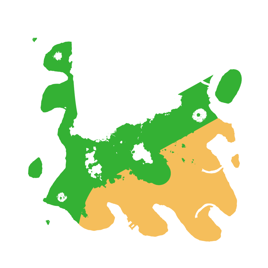 Biome Rust Map: Procedural Map, Size: 3000, Seed: 1201113