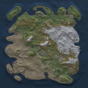 Thumbnail Rust Map: Procedural Map, Size: 4500, Seed: 220826, 20 Monuments