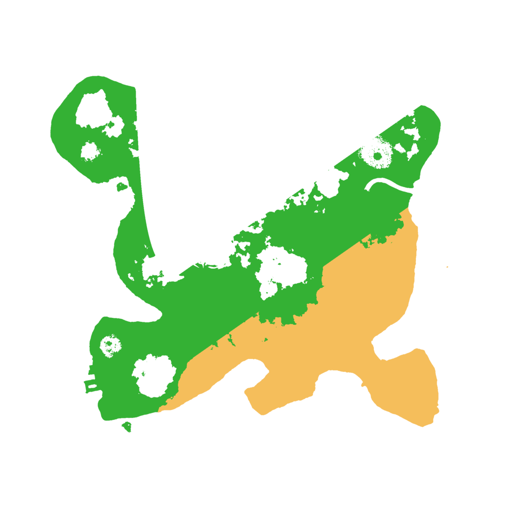 Biome Rust Map: Procedural Map, Size: 2500, Seed: 467372