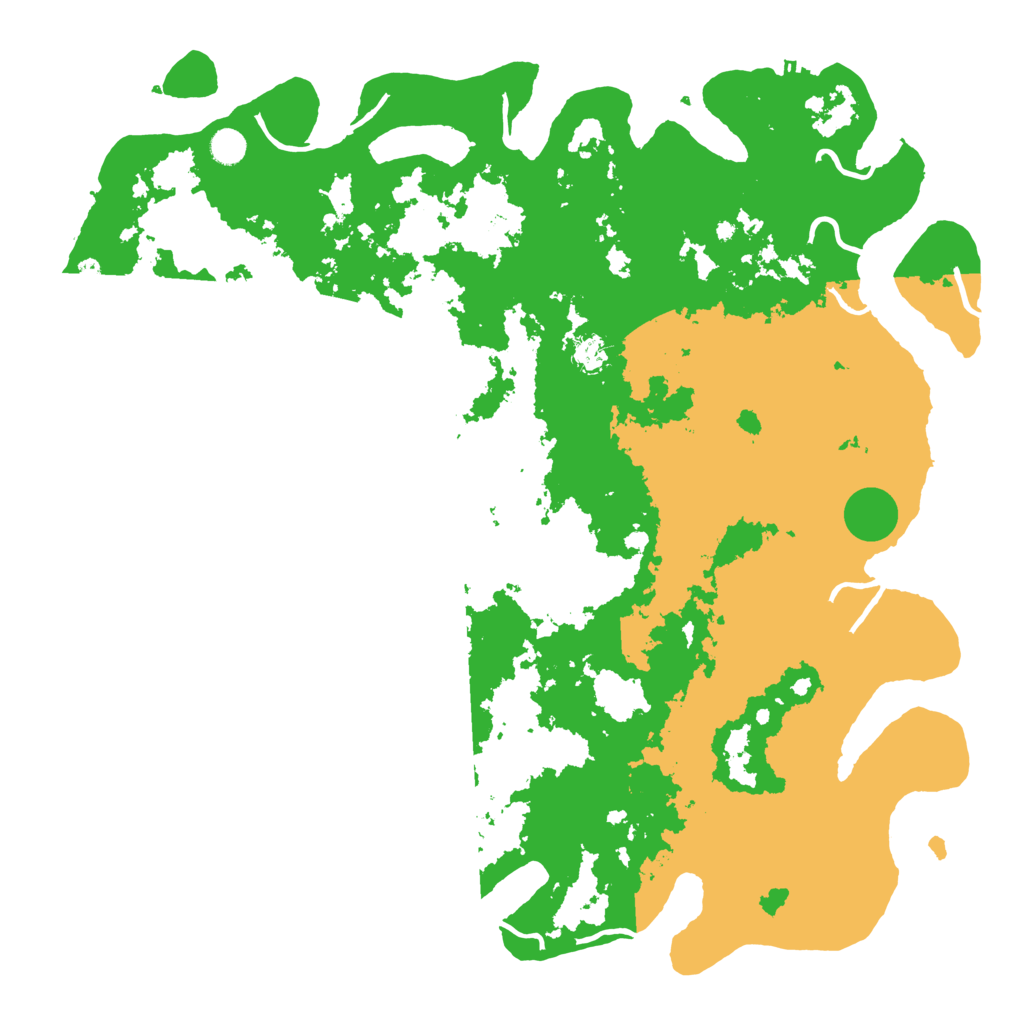 Biome Rust Map: Procedural Map, Size: 5000, Seed: 454409506