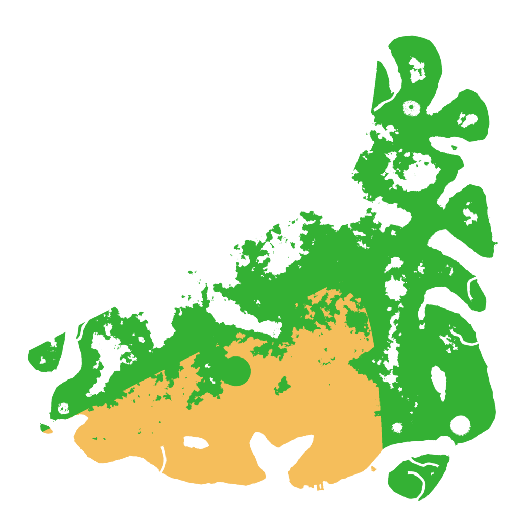 Biome Rust Map: Procedural Map, Size: 4700, Seed: 99897654