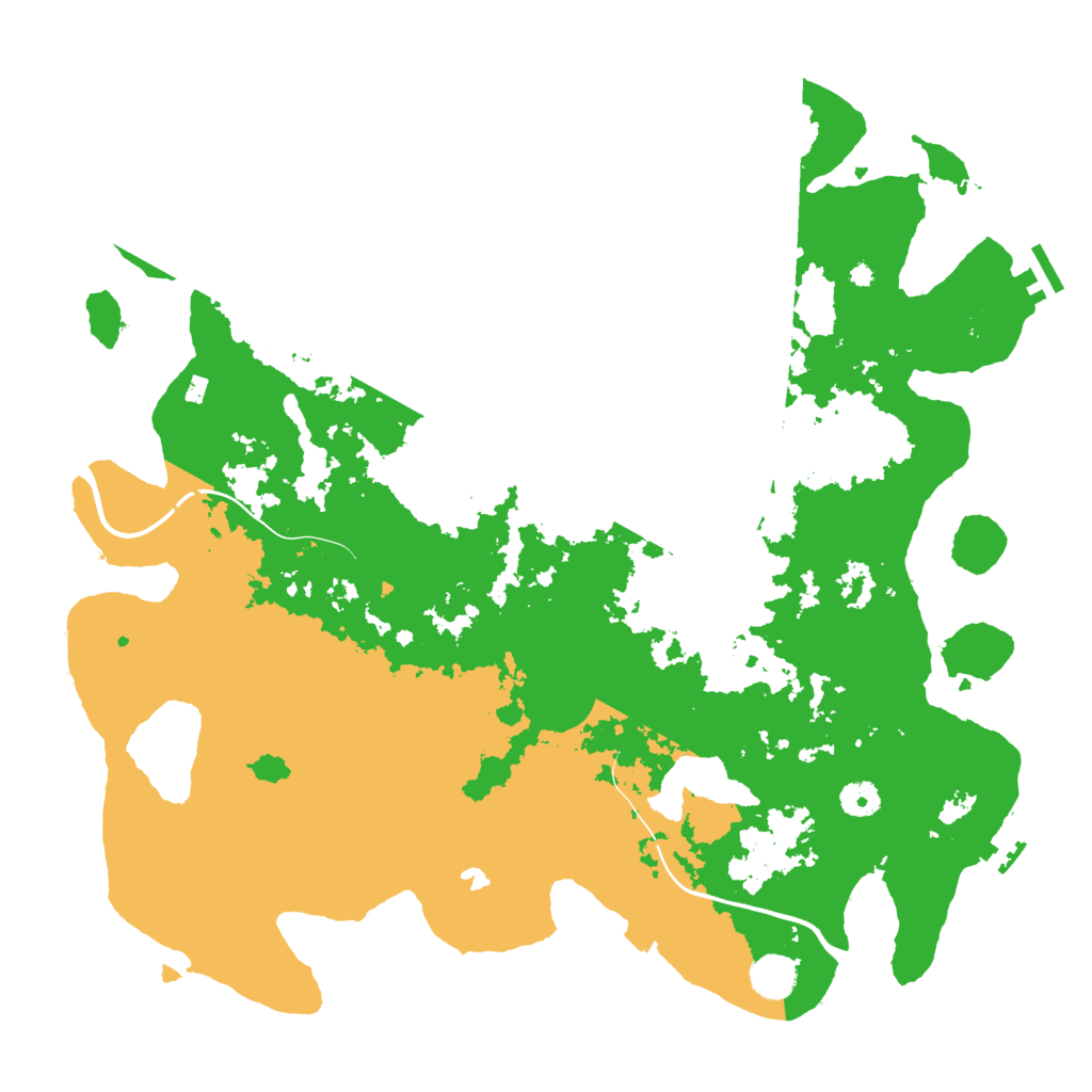 Biome Rust Map: Procedural Map, Size: 4300, Seed: 1292021241
