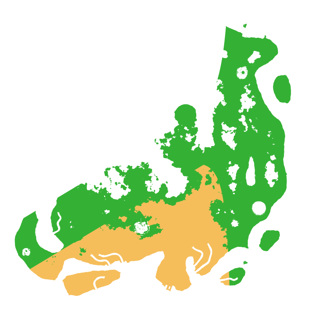 Biome Rust Map: Procedural Map, Size: 4000, Seed: 444211