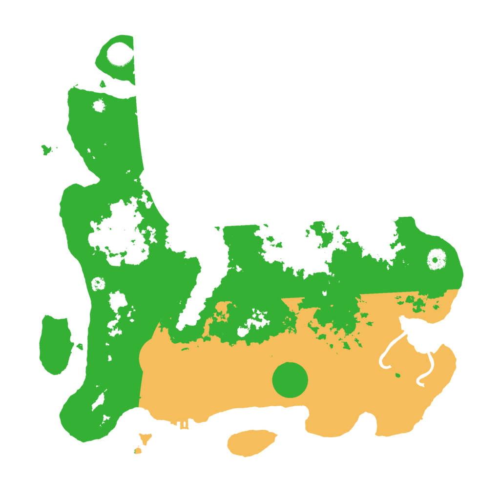 Biome Rust Map: Procedural Map, Size: 3700, Seed: 2141109629