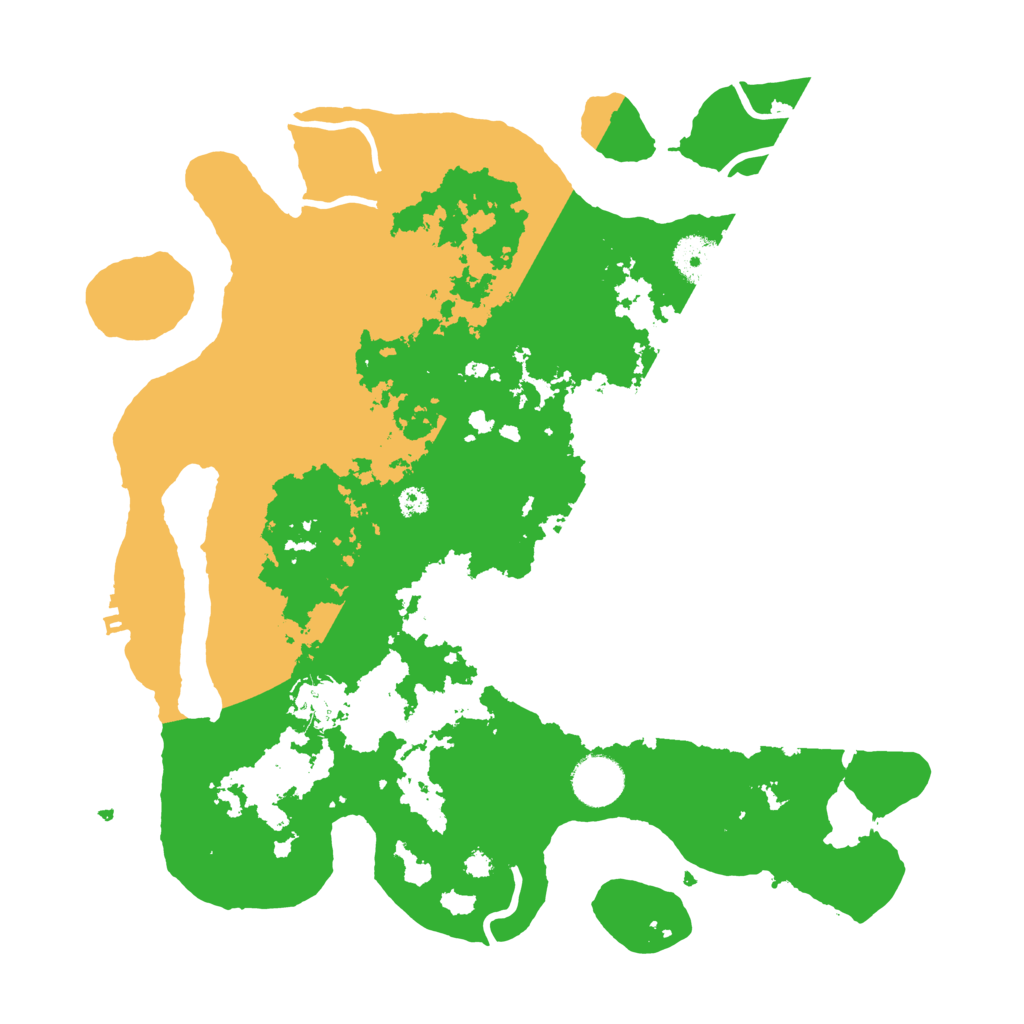 Biome Rust Map: Procedural Map, Size: 3500, Seed: 1554228