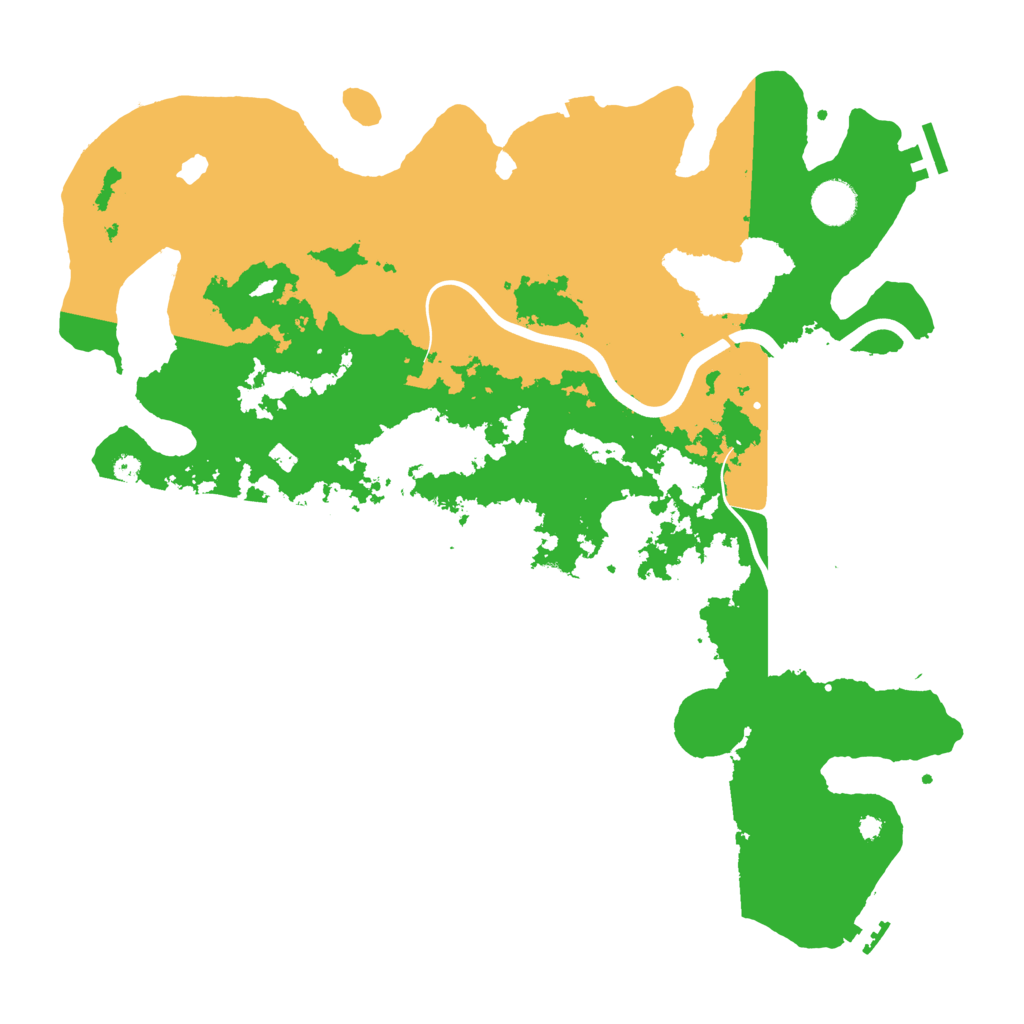 Biome Rust Map: Procedural Map, Size: 4000, Seed: 12321