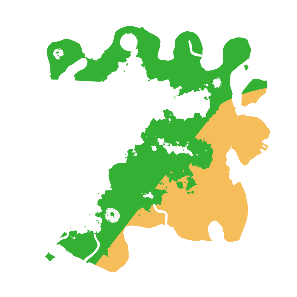 Biome Rust Map: Procedural Map, Size: 3000, Seed: 4538769