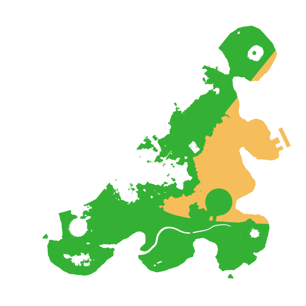 Biome Rust Map: Procedural Map, Size: 3000, Seed: 631016066