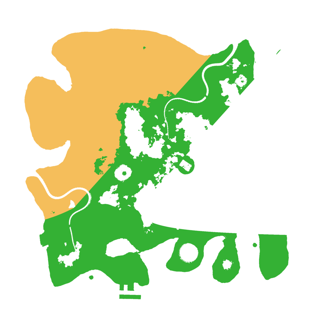 Biome Rust Map: Procedural Map, Size: 3000, Seed: 645660414