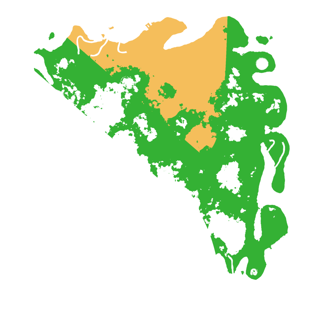 Biome Rust Map: Procedural Map, Size: 4500, Seed: 1831203107