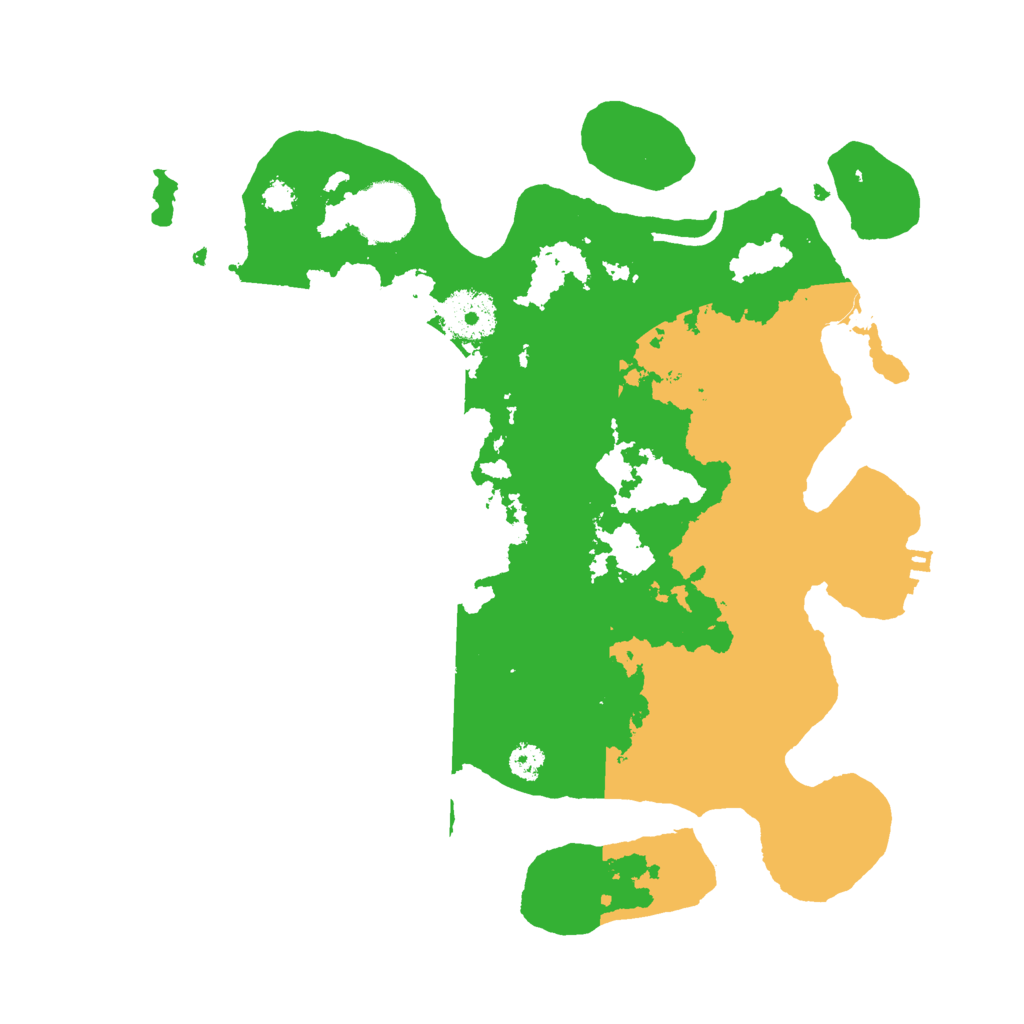 Biome Rust Map: Procedural Map, Size: 3000, Seed: 309421851