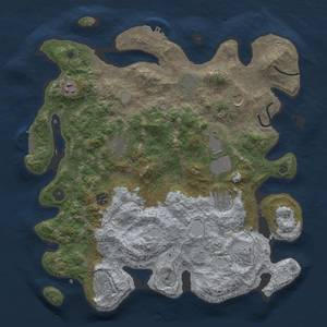 Thumbnail Rust Map: Procedural Map, Size: 4000, Seed: 1635970120, 19 Monuments