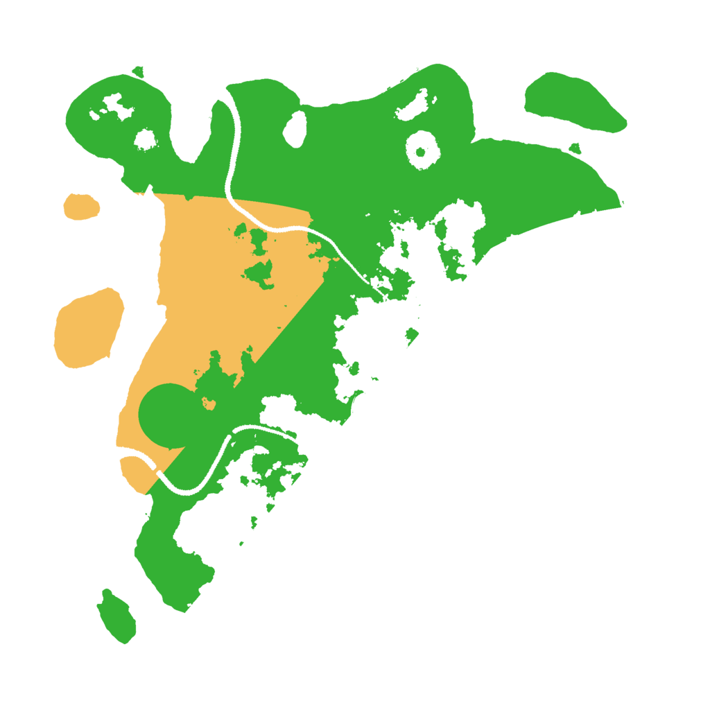 Biome Rust Map: Procedural Map, Size: 3000, Seed: 10297