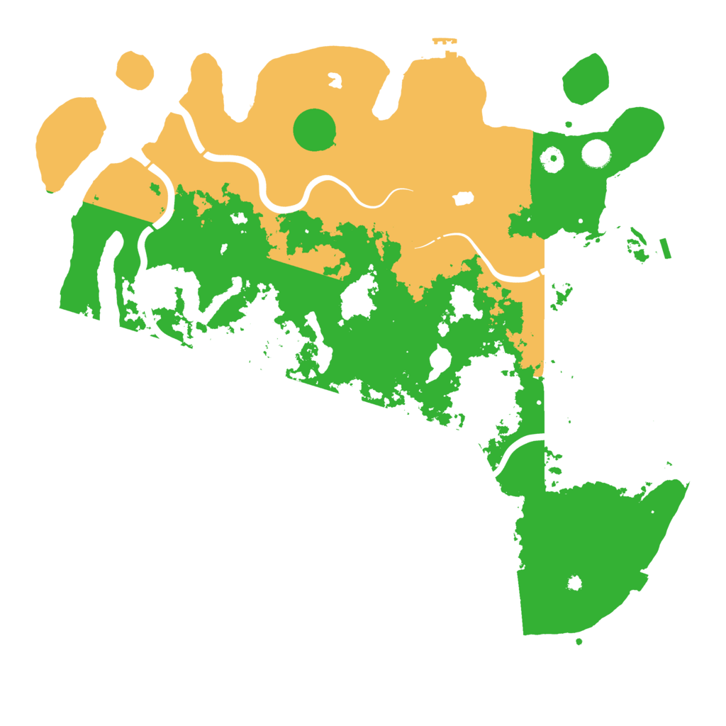 Biome Rust Map: Procedural Map, Size: 4500, Seed: 1454719734