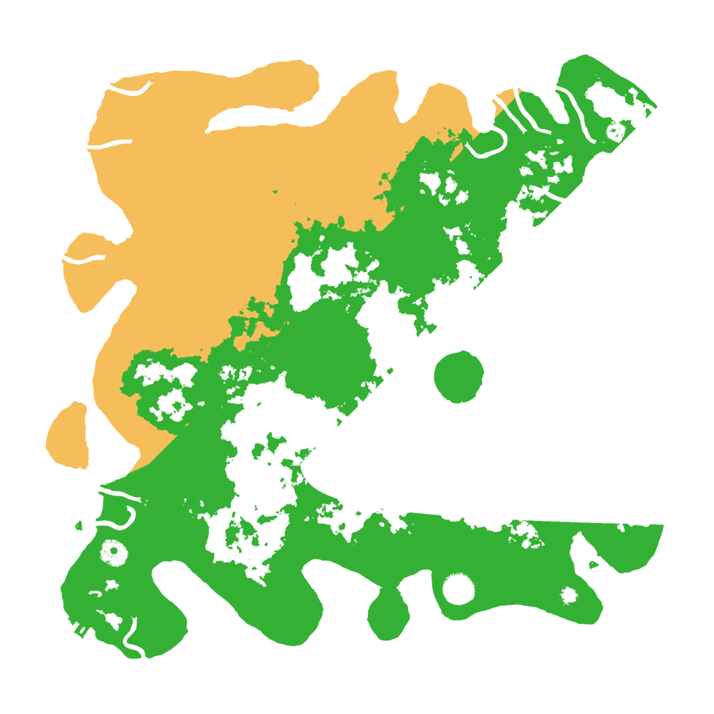 Biome Rust Map: Procedural Map, Size: 4000, Seed: 738192