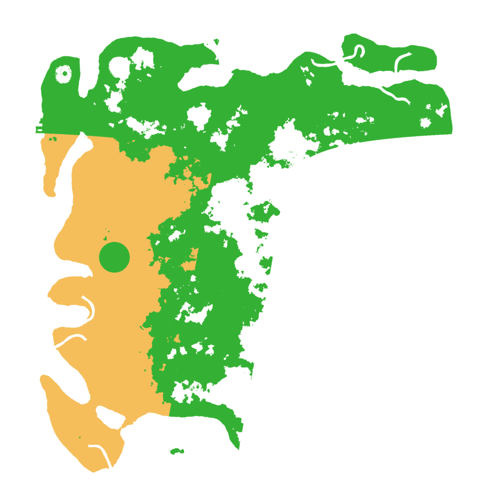 Biome Rust Map: Procedural Map, Size: 4300, Seed: 120113