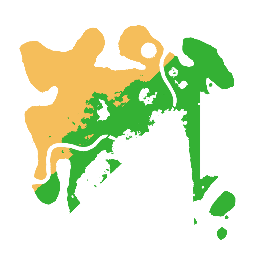 Biome Rust Map: Procedural Map, Size: 3000, Seed: 10744