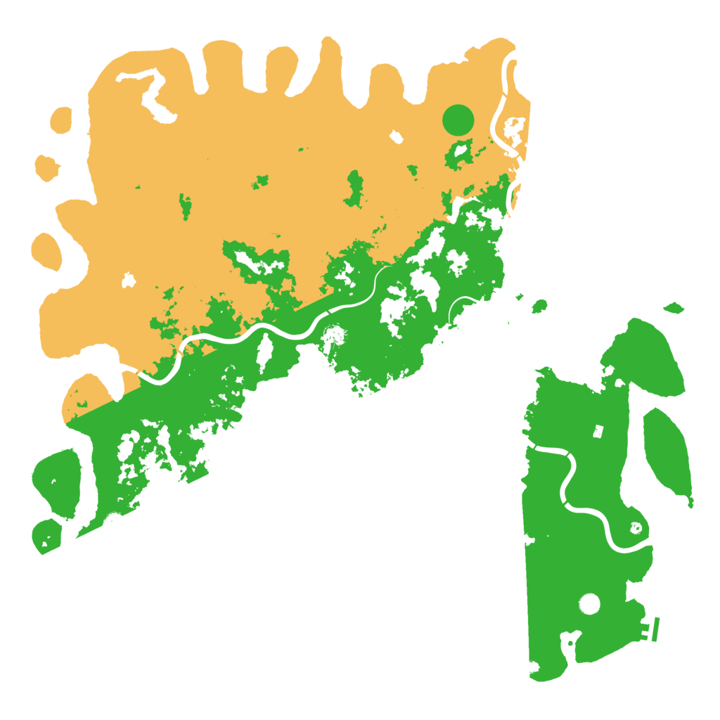 Biome Rust Map: Procedural Map, Size: 6000, Seed: 931471730