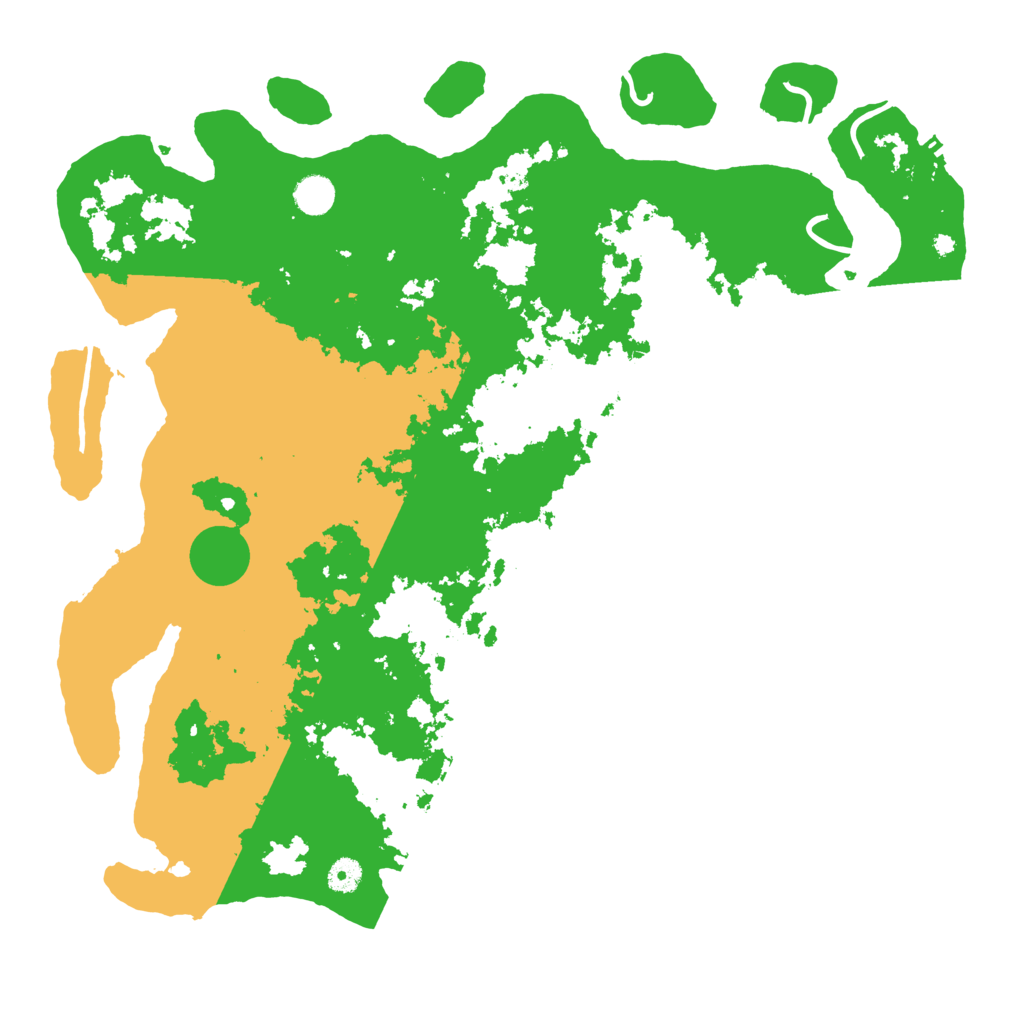 Biome Rust Map: Procedural Map, Size: 4500, Seed: 1116563498
