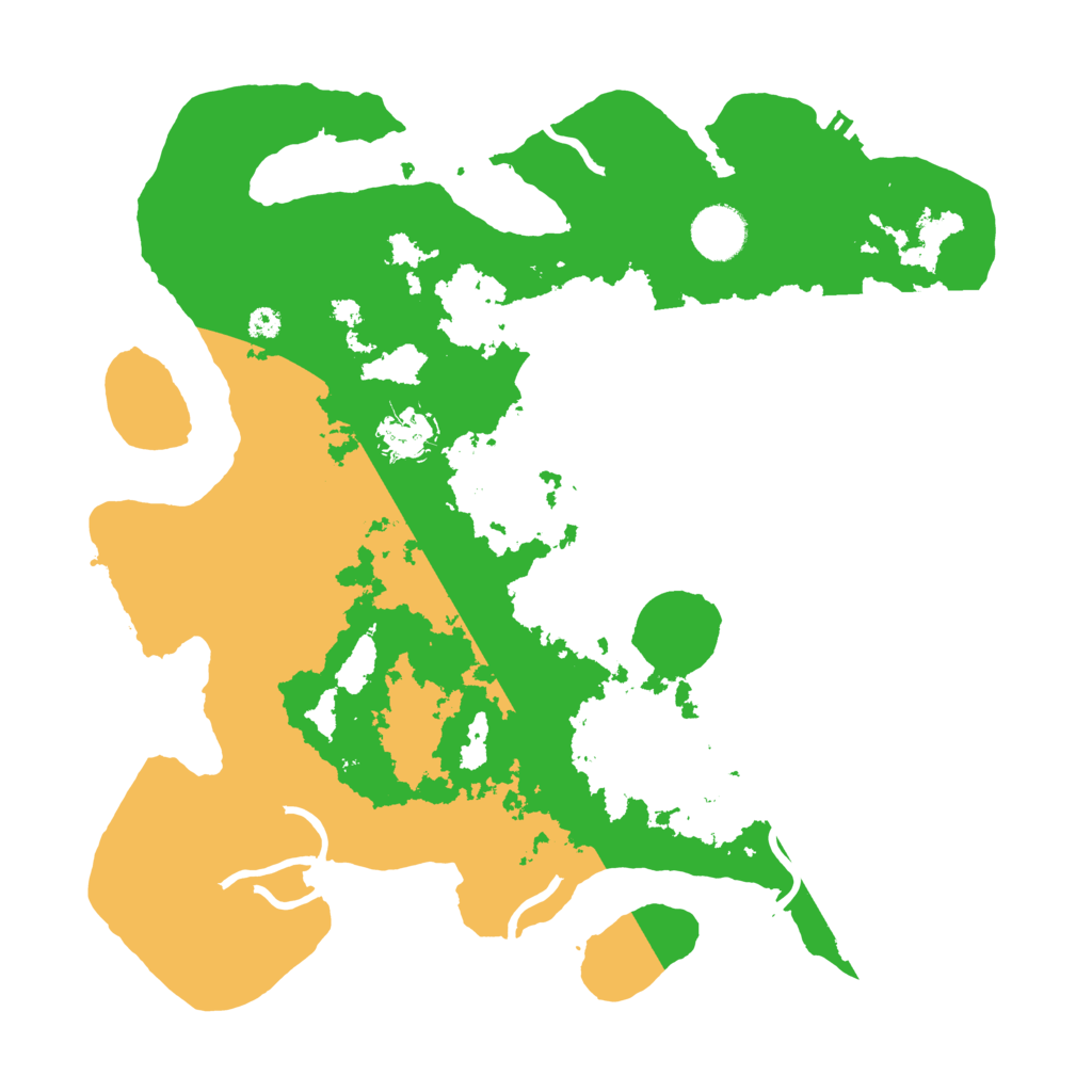 Biome Rust Map: Procedural Map, Size: 3500, Seed: 450