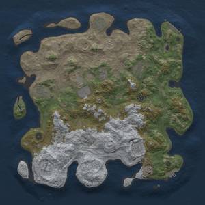 Thumbnail Rust Map: Procedural Map, Size: 4250, Seed: 998003, 20 Monuments