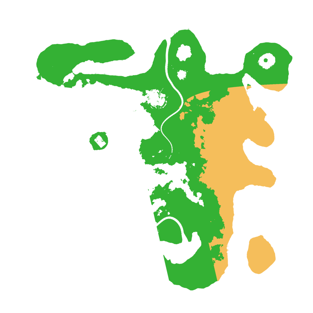 Biome Rust Map: Procedural Map, Size: 3000, Seed: 2445619