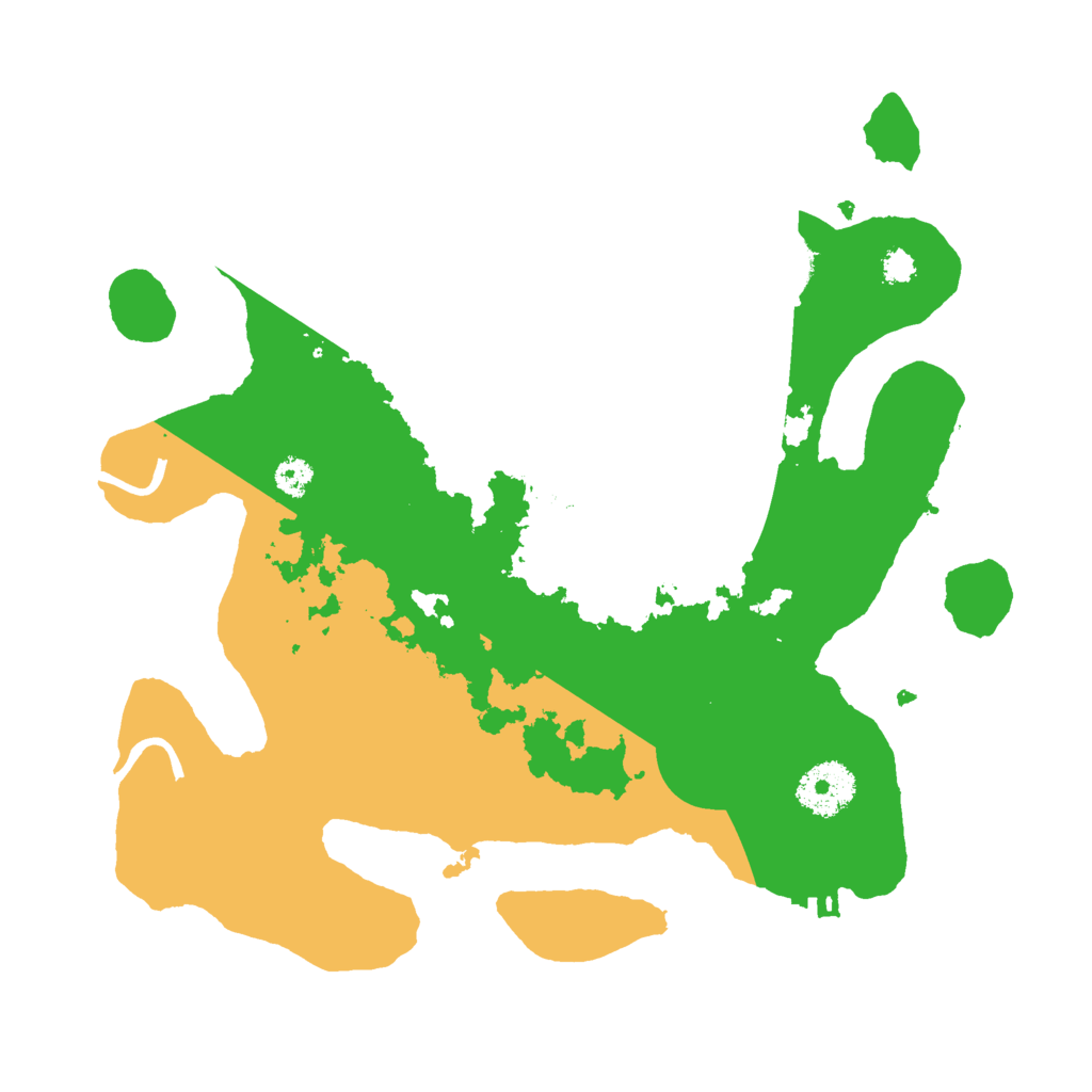 Biome Rust Map: Procedural Map, Size: 3000, Seed: 16594