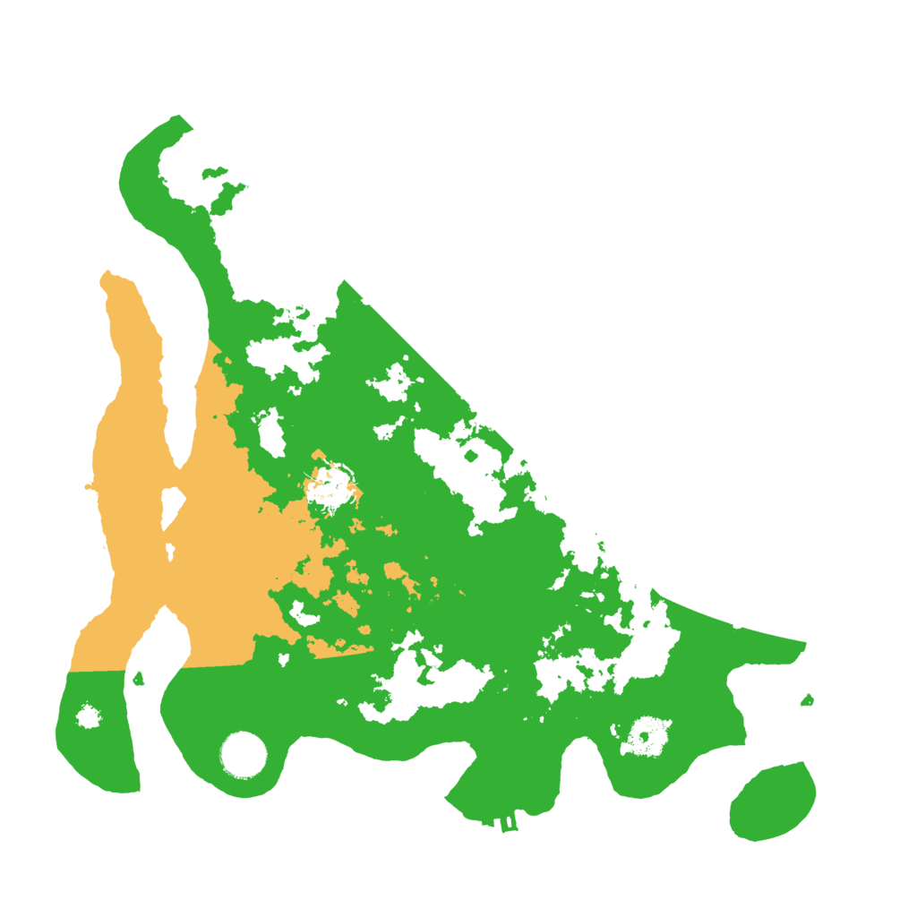 Biome Rust Map: Procedural Map, Size: 3500, Seed: 241952201