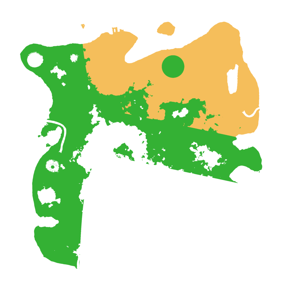 Biome Rust Map: Procedural Map, Size: 3500, Seed: 17726440