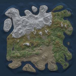 Thumbnail Rust Map: Procedural Map, Size: 4250, Seed: 1609977663, 19 Monuments