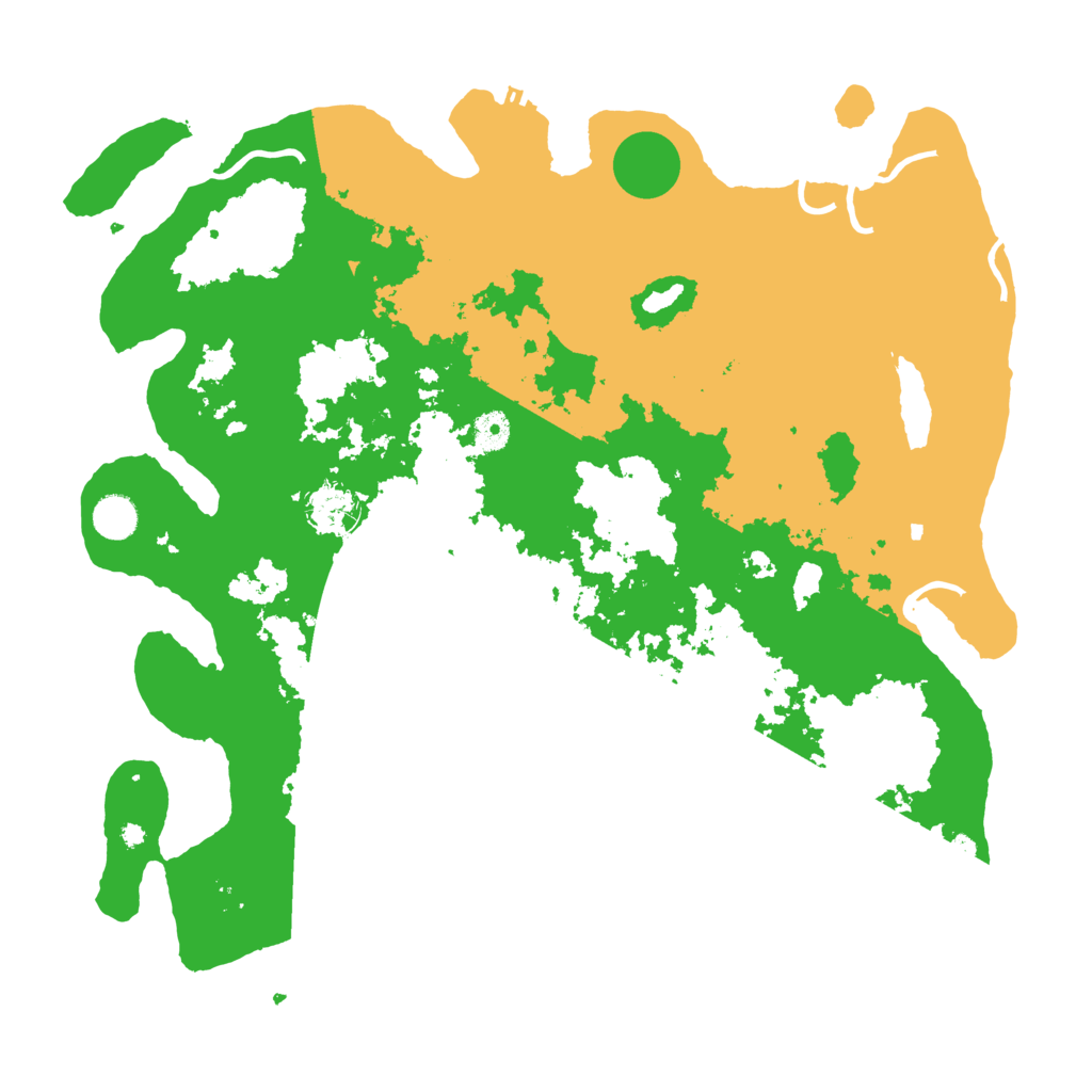 Biome Rust Map: Procedural Map, Size: 4300, Seed: 62447651