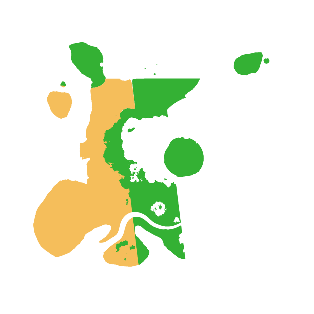 Biome Rust Map: Procedural Map, Size: 2250, Seed: 399132