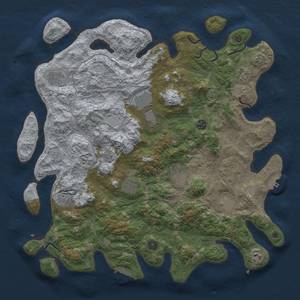 Thumbnail Rust Map: Procedural Map, Size: 4500, Seed: 12339, 19 Monuments