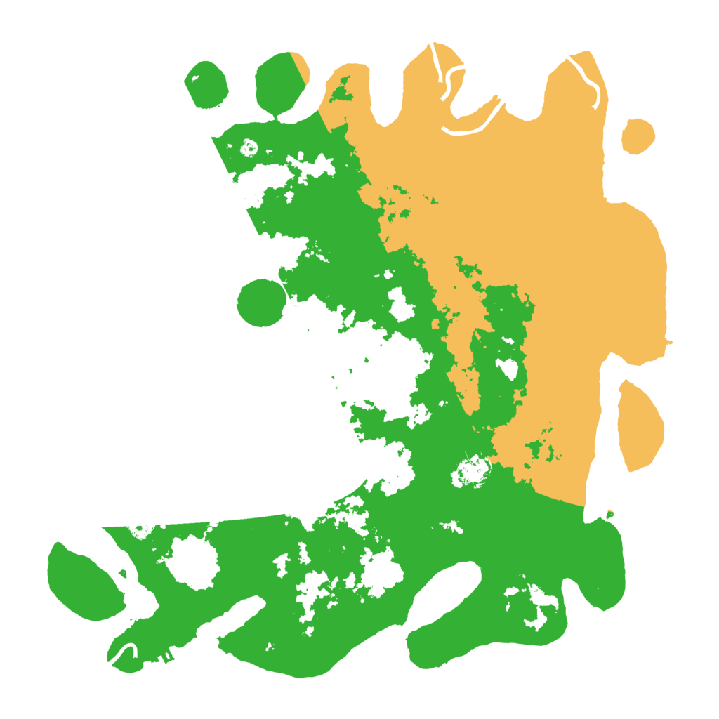 Biome Rust Map: Procedural Map, Size: 4250, Seed: 27443