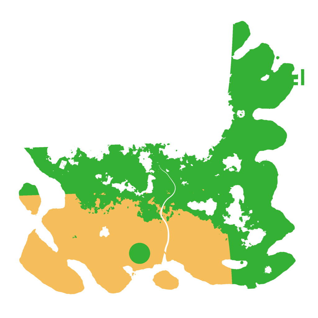 Biome Rust Map: Procedural Map, Size: 4000, Seed: 59797643