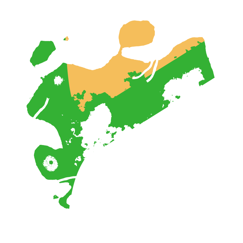 Biome Rust Map: Procedural Map, Size: 2500, Seed: 53647833