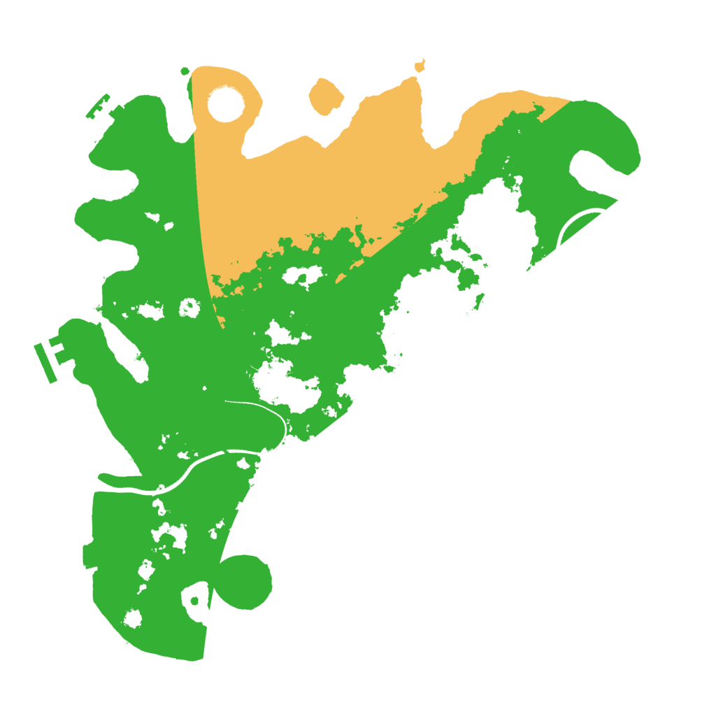 Biome Rust Map: Procedural Map, Size: 3500, Seed: 432850842