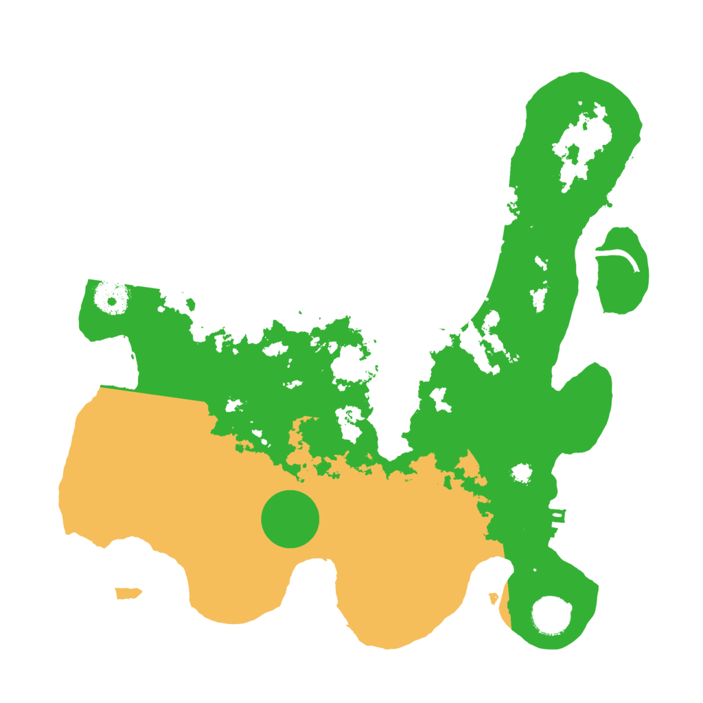 Biome Rust Map: Procedural Map, Size: 3200, Seed: 234254