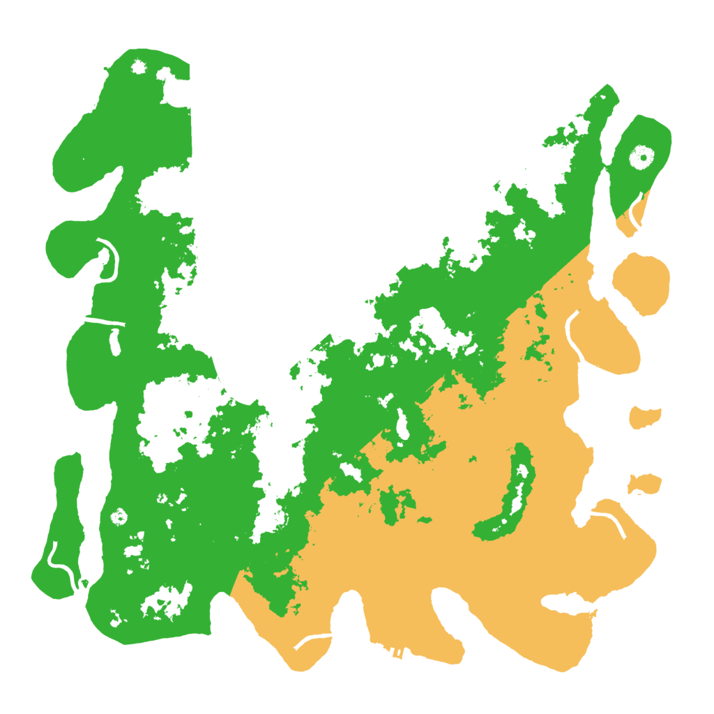 Biome Rust Map: Procedural Map, Size: 4500, Seed: 313069