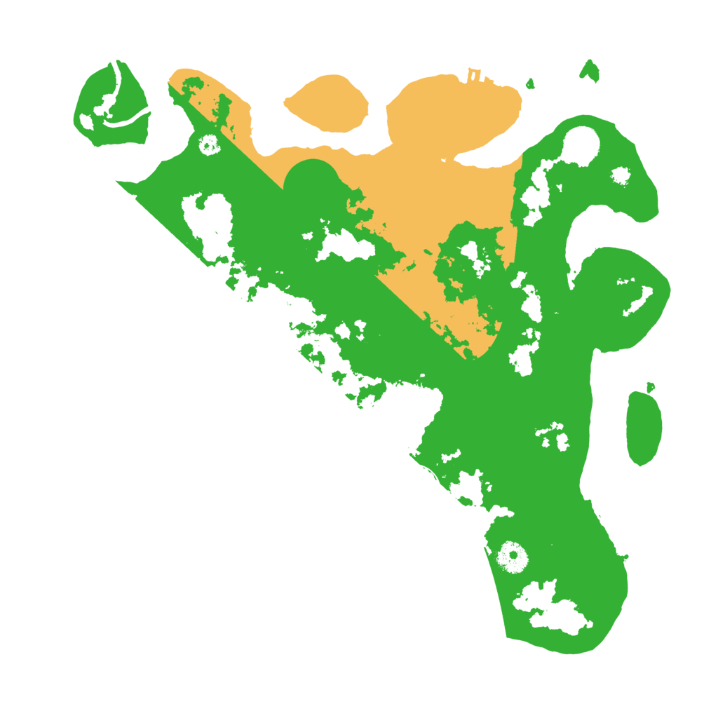 Biome Rust Map: Procedural Map, Size: 3550, Seed: 77323991