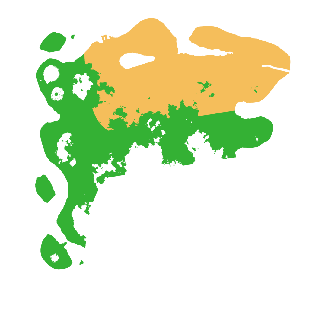 Biome Rust Map: Procedural Map, Size: 3500, Seed: 4202904