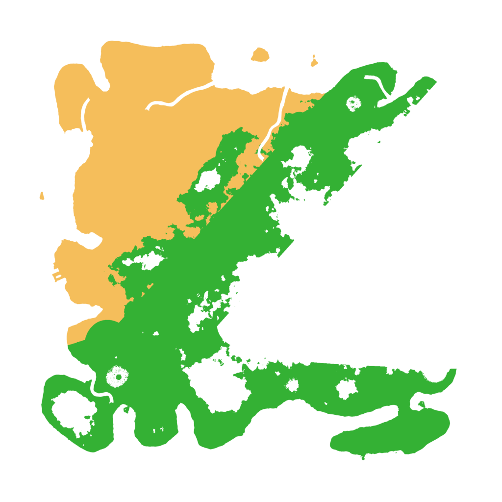 Biome Rust Map: Procedural Map, Size: 3600, Seed: 85105771