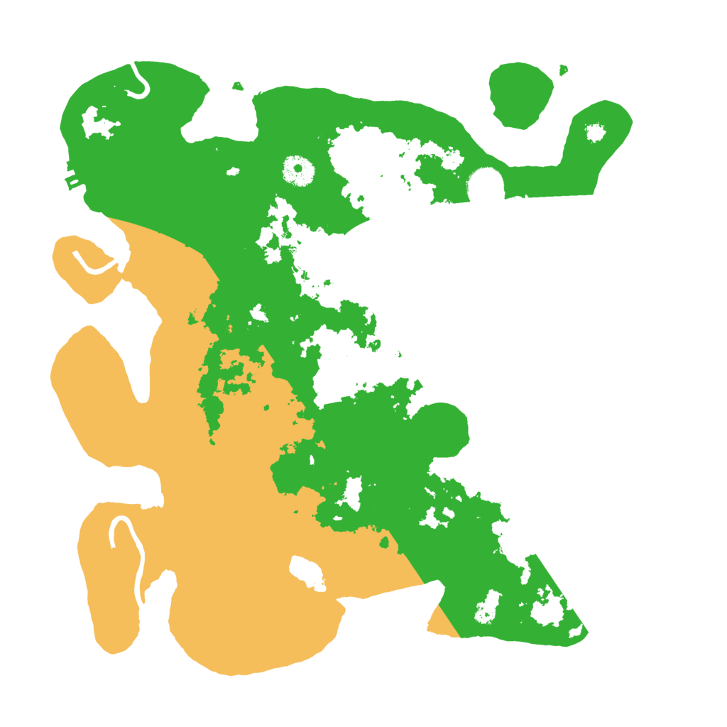 Biome Rust Map: Procedural Map, Size: 3500, Seed: 54245082