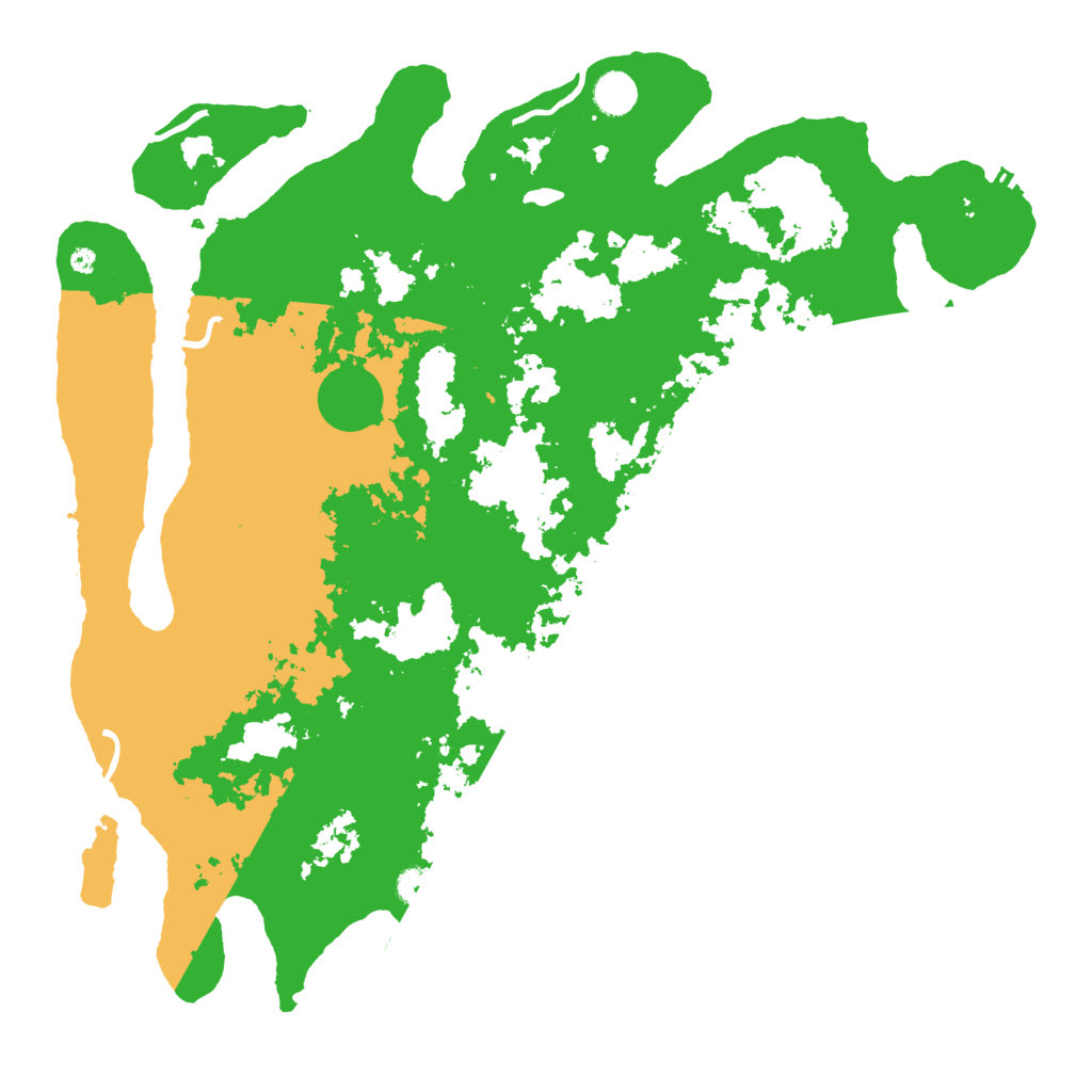 Biome Rust Map: Procedural Map, Size: 4400, Seed: 28816043