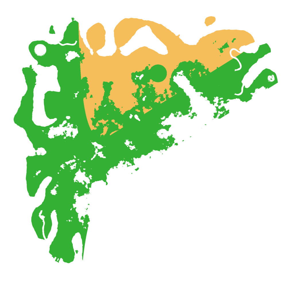 Biome Rust Map: Procedural Map, Size: 4400, Seed: 45325