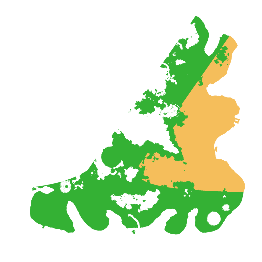 Biome Rust Map: Procedural Map, Size: 3400, Seed: 55990437