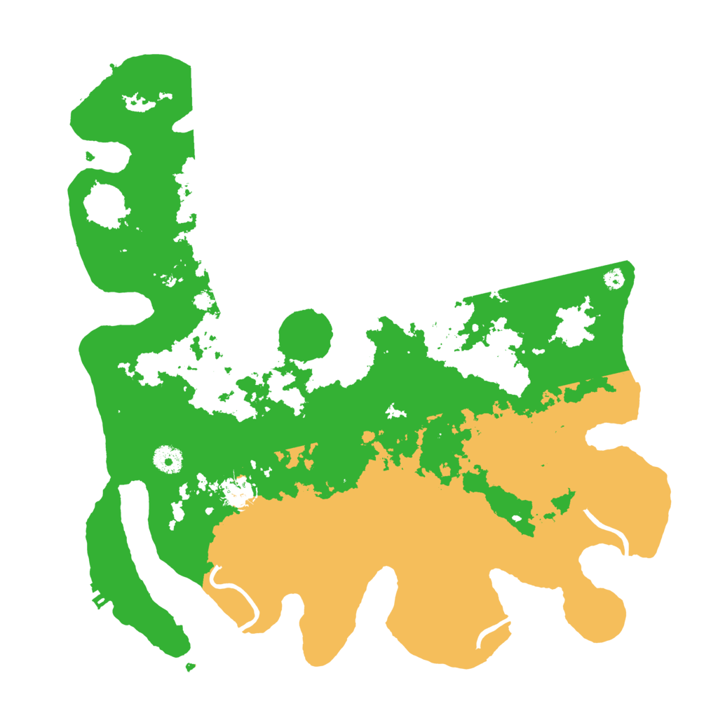 Biome Rust Map: Procedural Map, Size: 3750, Seed: 1974